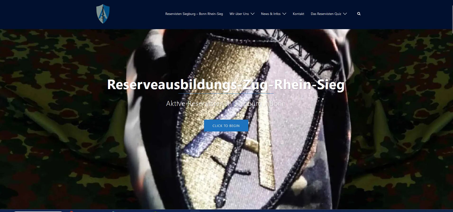 Webseite der Reservistenkameradschaft Ausbildungszug Siegburg